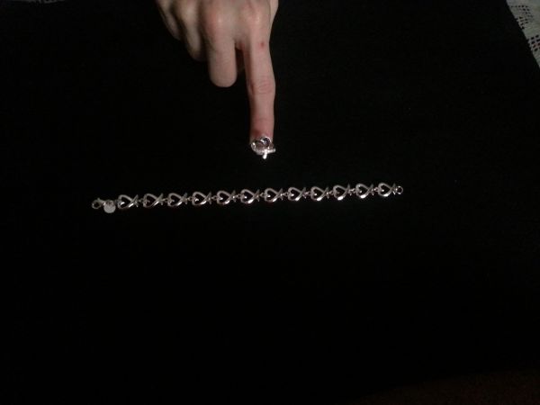 Bracelete corações - Modelo H177